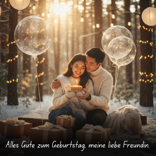 Alles Gute zum Geburtstag, meine liebe Freundin