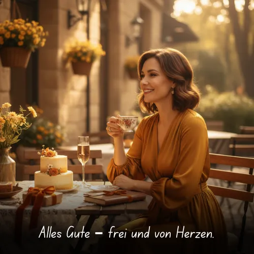 Alles Gute zum Geburtstag. Bleib locker und gesund