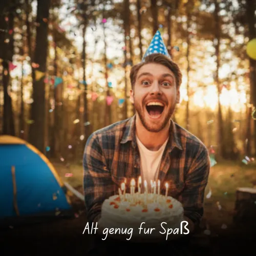 Alt genug für Spaß