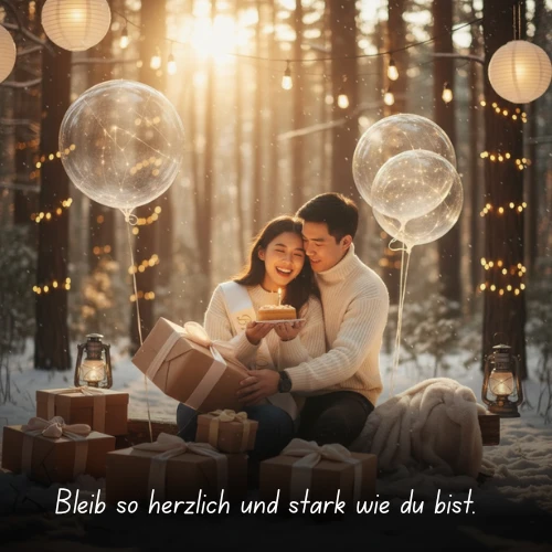 Bleib so herzlich und stark wie du bist