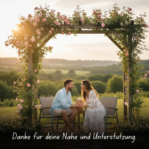 Danke für deine Nähe und Unterstützung