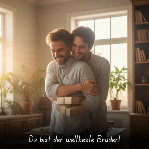 Du bist der weltbeste Bruder!