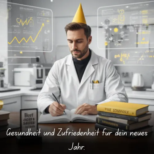 Gesundheit und Zufriedenheit für dein neues Jahr