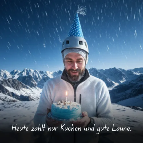 Heute zählt nur Kuchen und gute Laune