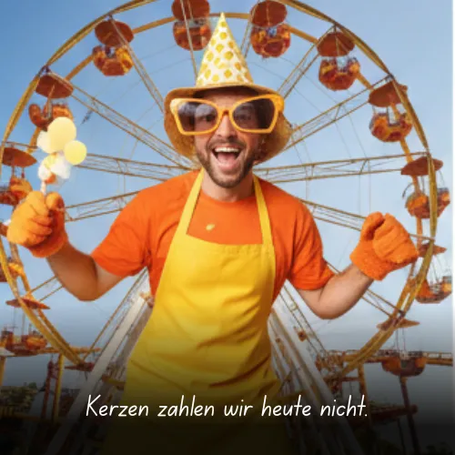 Kerzen zählen wir heute nicht