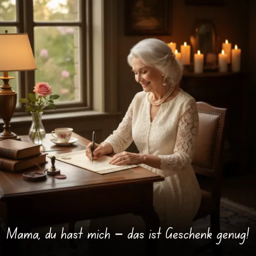 Mama, du hast mich – das ist Geschenk genug!