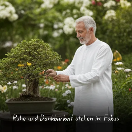 Ruhe und Dankbarkeit stehen im Fokus
