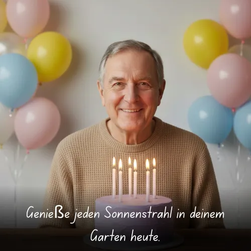 Enjoy every ray of sunshine in your garden today.