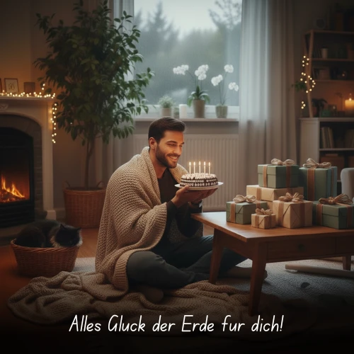 Alles Glück der Erde für dich!