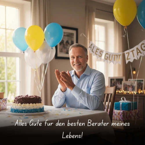 Alles Gute für den besten Berater meines Lebens!