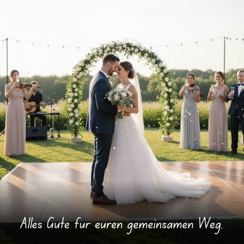 Alles Gute für euren gemeinsamen Weg