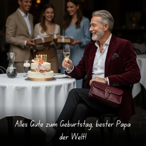 Alles Gute zum Geburtstag, bester Papa der Welt!
