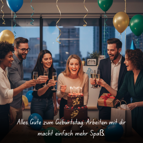 Happy Birthday! Working with you is simply more fun.