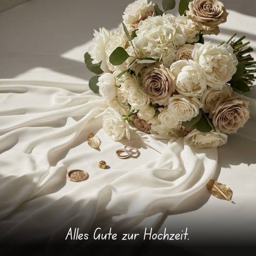 Alles Gute zur Hochzeit