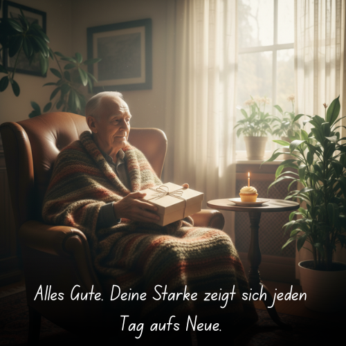 Alles Gute. Deine Stärke zeigt sich jeden Tag aufs Neue