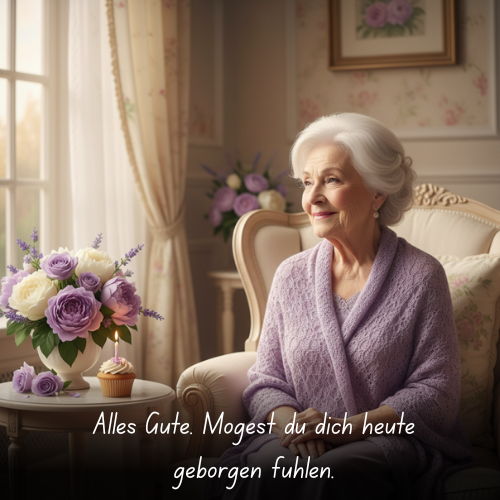 Alles Gute. Mögest du dich heute geborgen fühlen