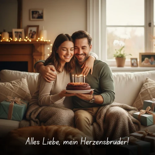 Alles Liebe, mein Herzensbruder!