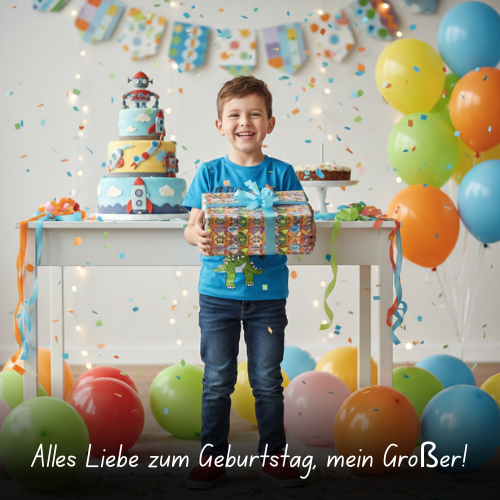 Alles Liebe zum Geburtstag, mein Großer!