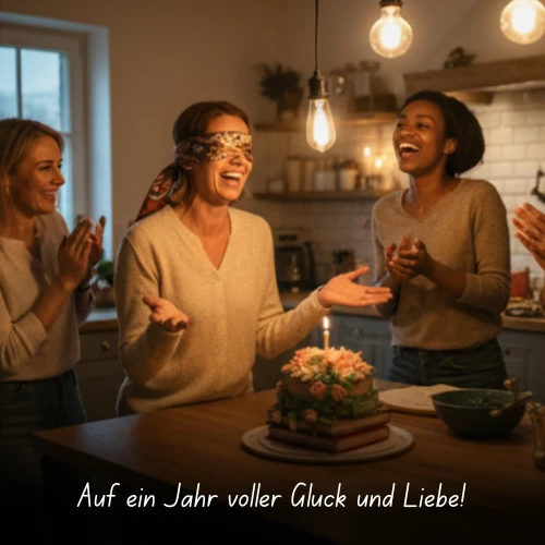 Auf ein Jahr voller Glück und Liebe!