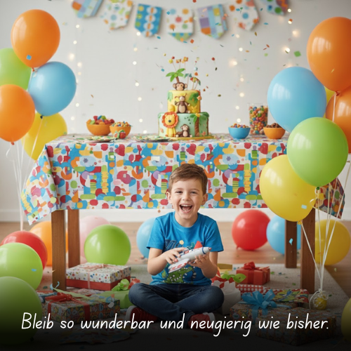 Bleib so wunderbar und neugierig wie bisher