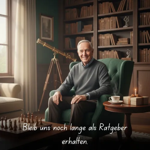 May you remain our advisors for a long time to come.