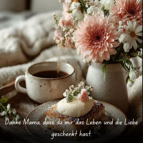 Danke Mama, dass du mir das Leben und die Liebe geschenkt hast