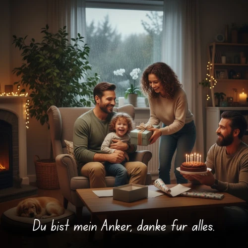 Du bist mein Anker, danke für alles