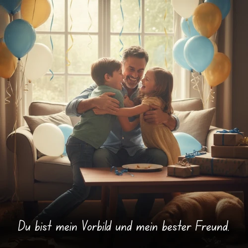 Du bist mein Vorbild und mein bester Freund