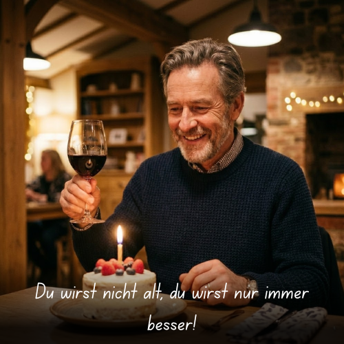 Du wirst nicht alt, du wirst nur immer besser!