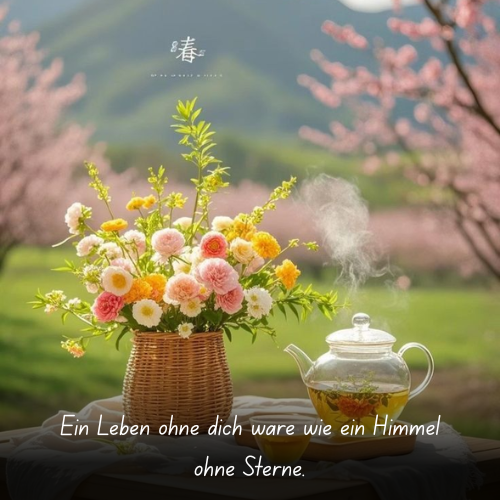 Ein Leben ohne dich wäre wie ein Himmel ohne Sterne