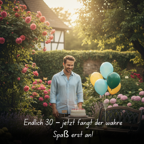 Endlich 30 – jetzt fängt der wahre Spaß erst an!
