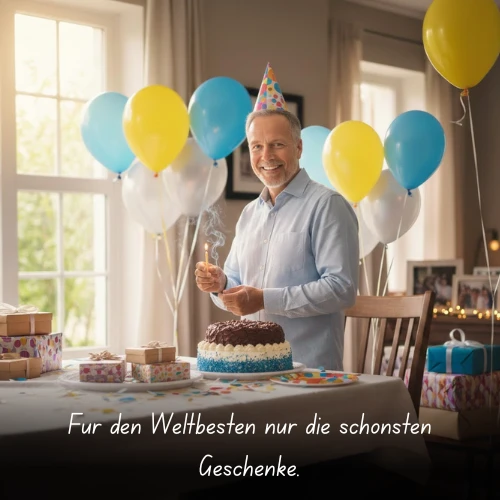 Für den Weltbesten nur die schönsten Geschenke