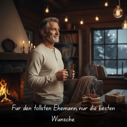 Für den tollsten Ehemann nur die besten Wünsche