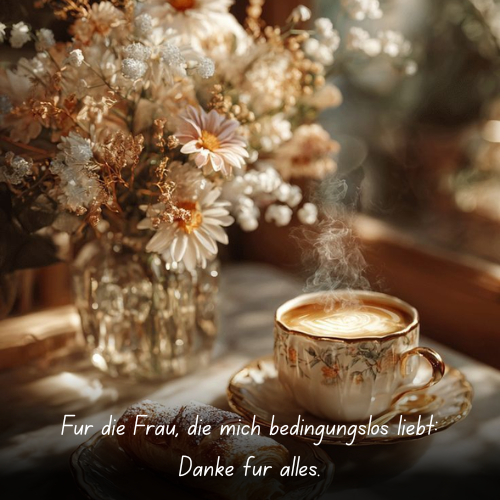 Für die Frau, die mich bedingungslos liebt_ Danke für alles