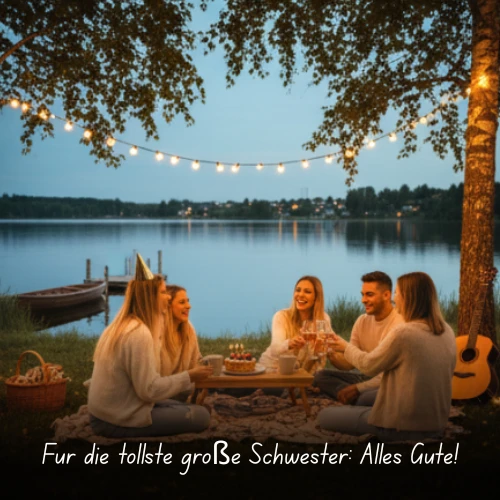 Für die tollste große Schwester_ Alles Gute!