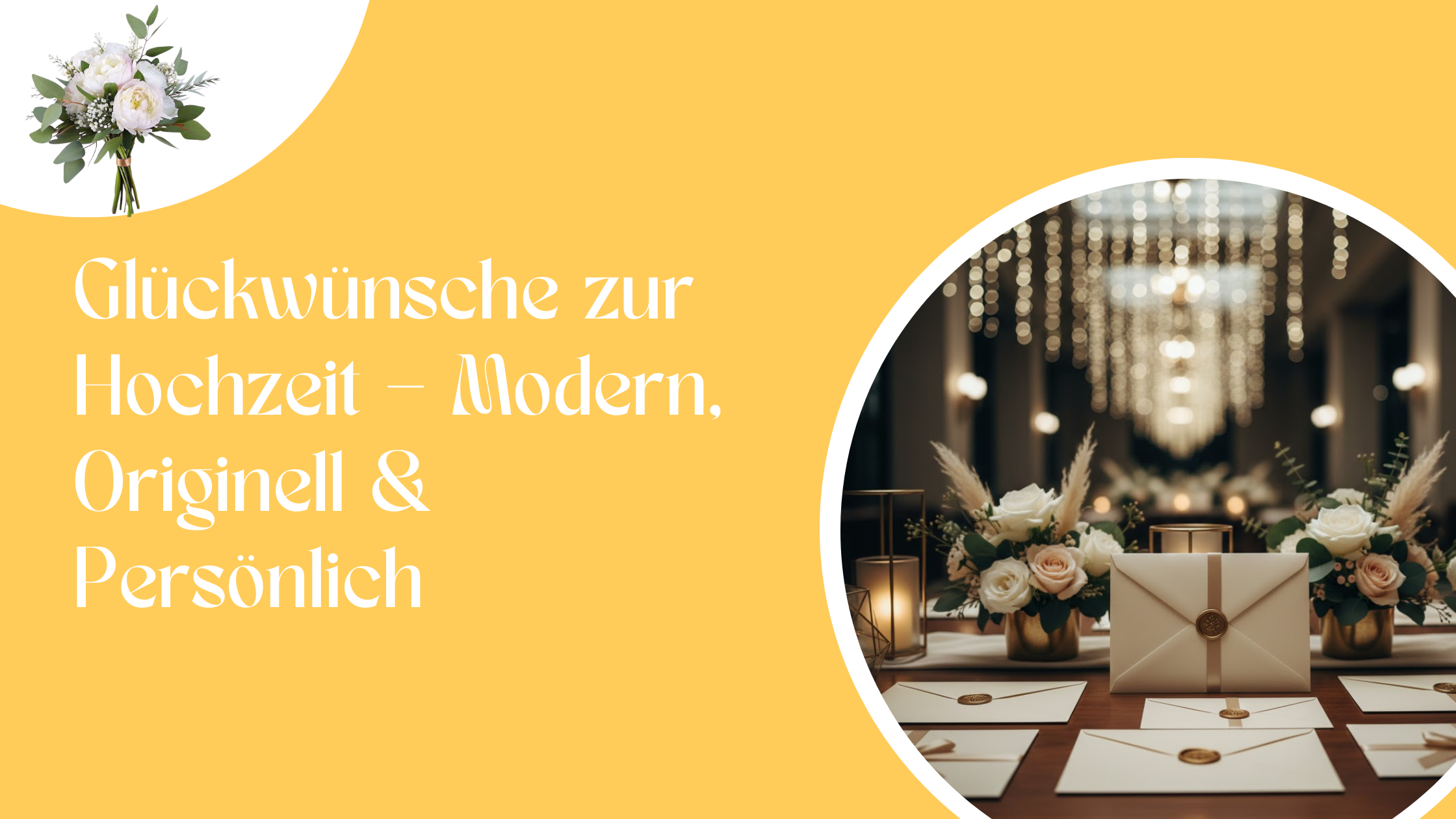 Glückwünsche zur Hochzeit – Modern, Originell & Persönlich