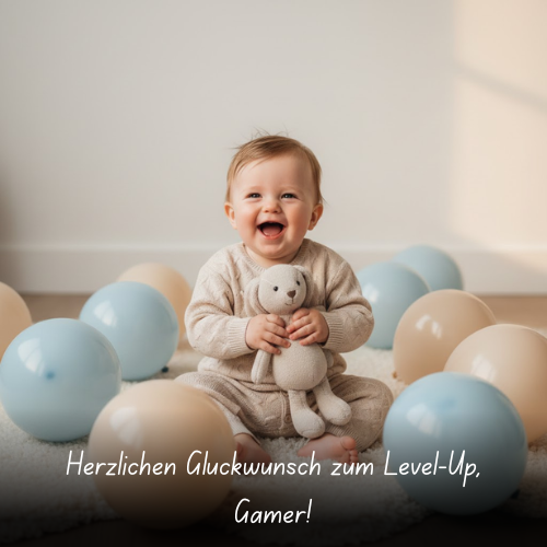 Herzlichen Glückwunsch zum Level-Up, Gamer!