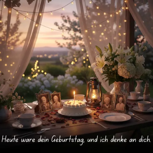 Today would have been your birthday, and I'm thinking of you.