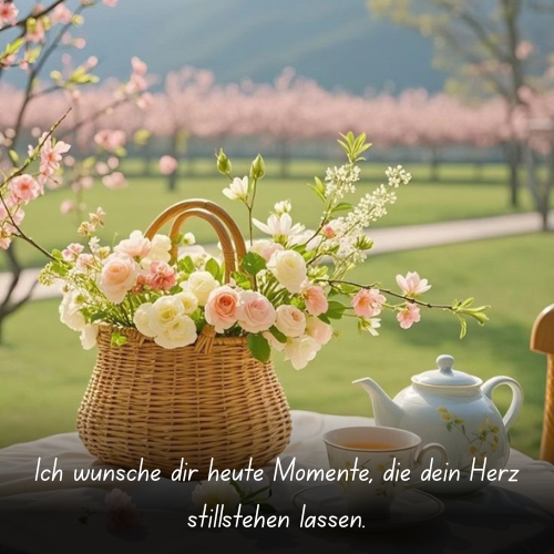 Ich wünsche dir heute Momente, die dein Herz stillstehen lassen