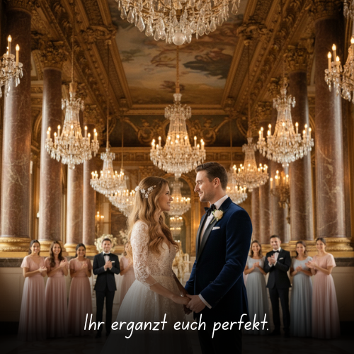 You complement each other perfectly