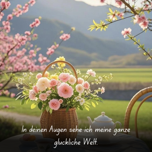 In deinen Augen sehe ich meine ganze glückliche Welt