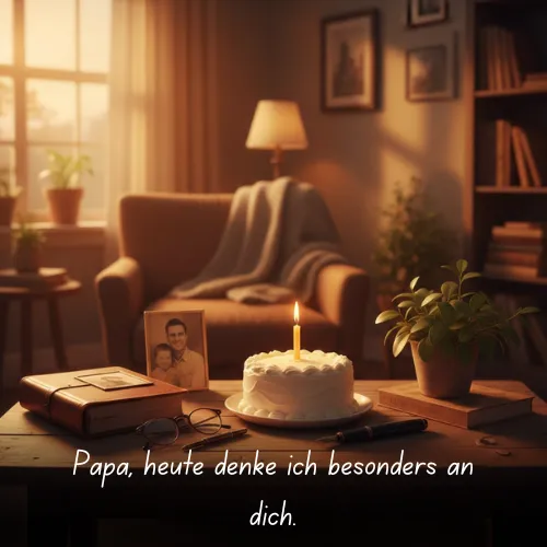 Dad, today I'm thinking of you especially