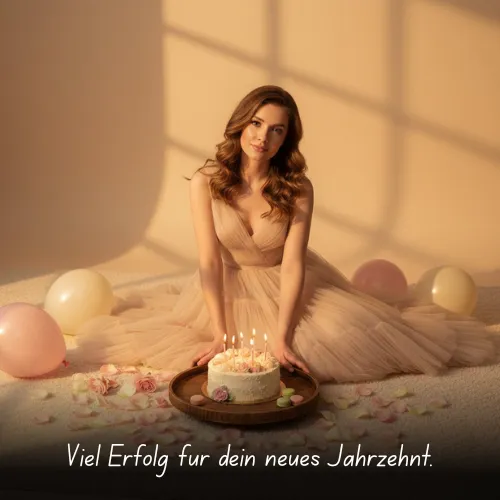 Viel Erfolg für dein neues Jahrzehnt