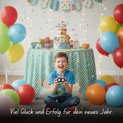 Viel Glück und Erfolg für dein neues Jahr