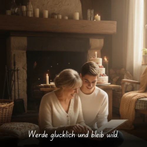 Werde glücklich und bleib wild