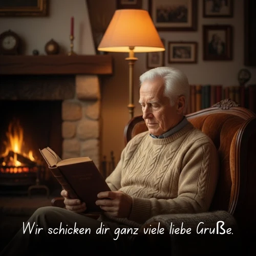 Wir schicken dir ganz viele liebe Grüße
