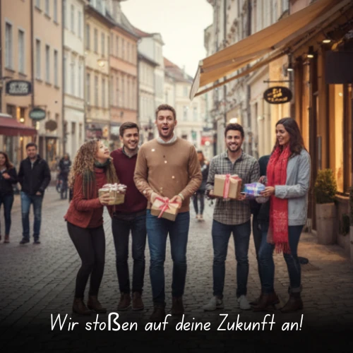 We're toasting to your future!