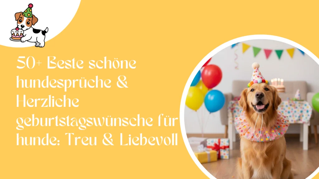 50+ Beste schöne hundesprüche & Herzliche geburtstagswünsche für hunde: Treu & Liebevoll