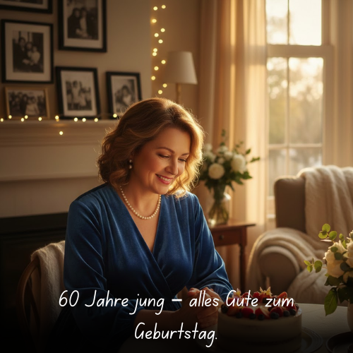 60 Jahre jung – alles Gute zum Geburtstag