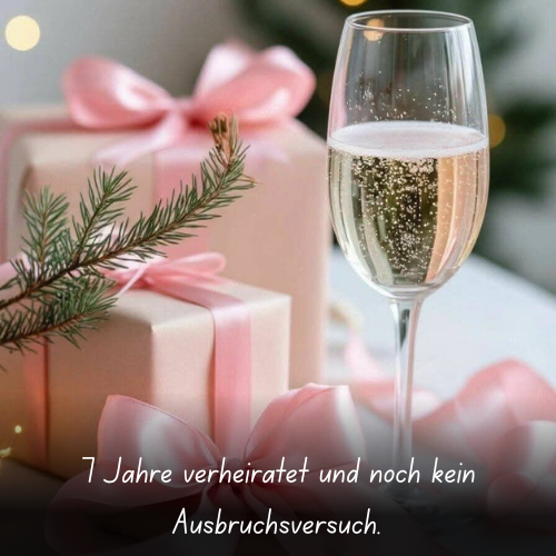 7 Jahre verheiratet und noch kein Ausbruchsversuch